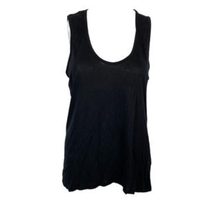 J. Crew Tank Top Womens Sz M Black Scoop Neck Flowy‎ Soft Lyocell Modal